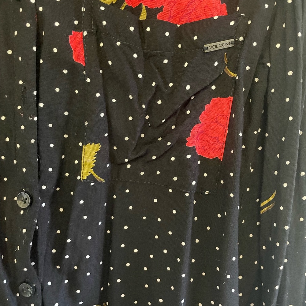 Volcom Button Down Blouse - image 3